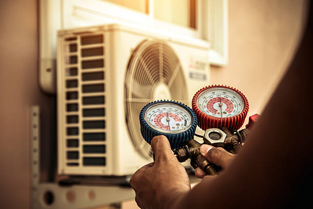 Professional Hvac Maintenance technician working in Colton, CA